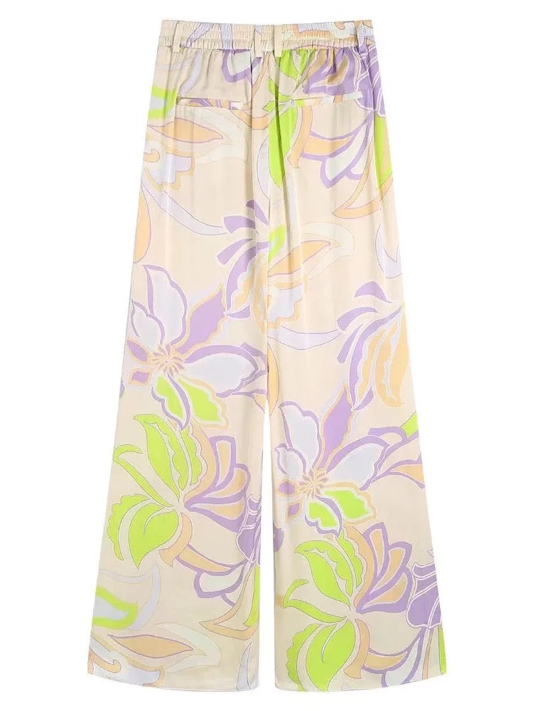 Lyn Oversized Floral Pants