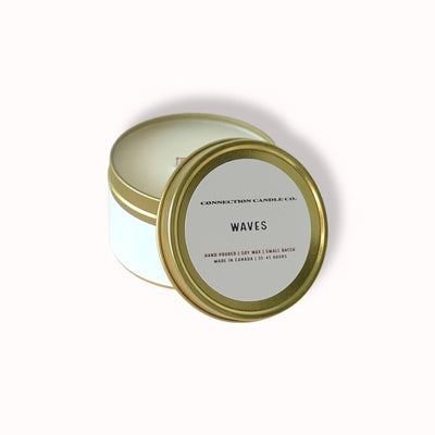 Waves Candle - 4 oz 15 to 25 hour burn